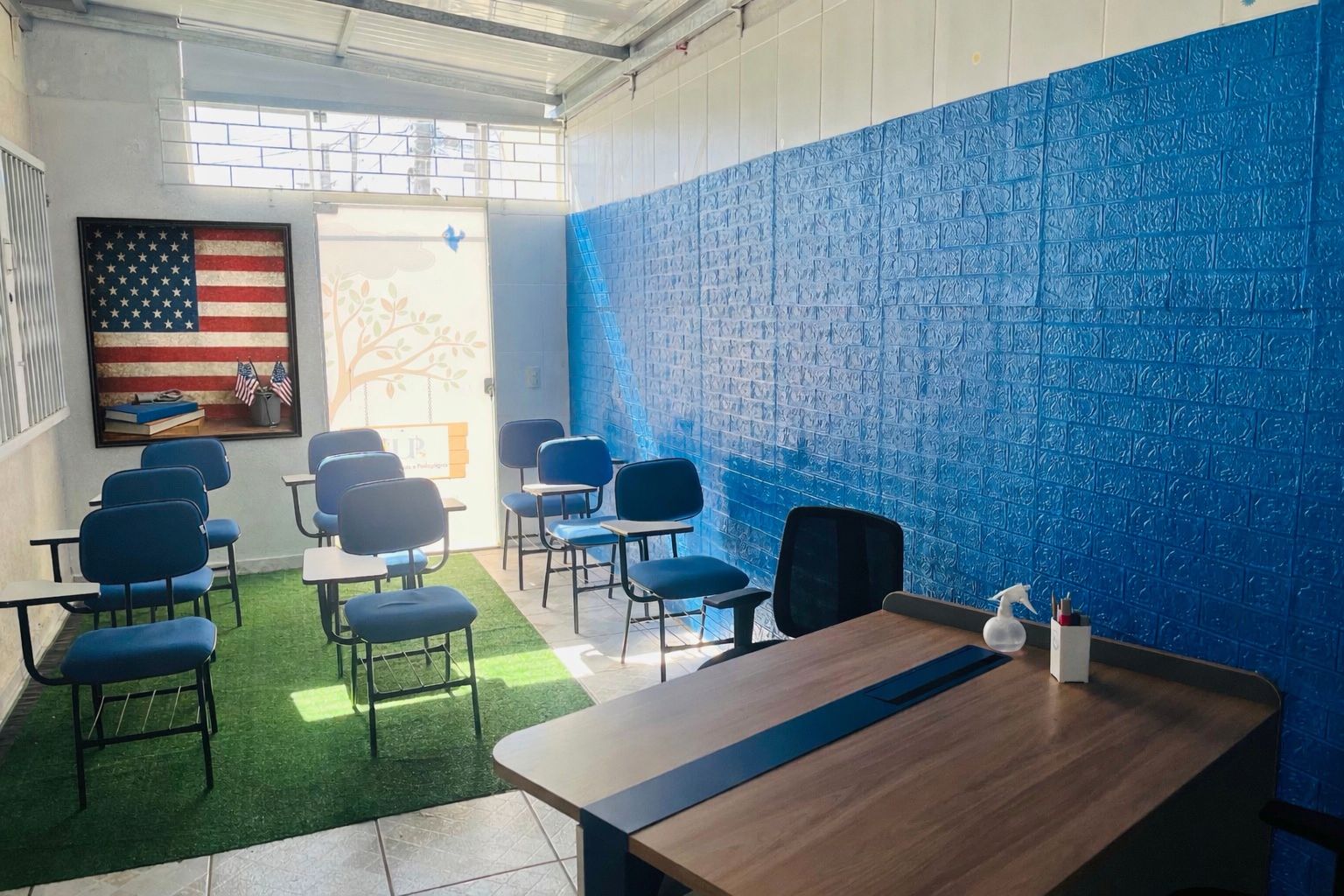 Sala de aulas de inglês